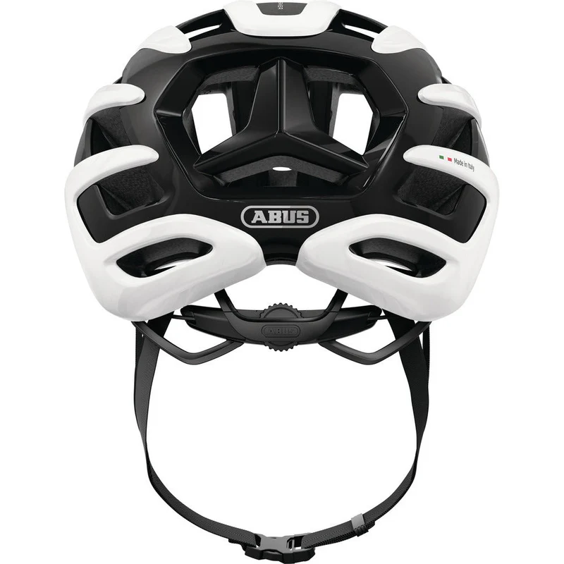 - Cuando cada segundo cuenta, necesitas un casco que te acompañe en la cabeza. El AirBreaker 2.0 está diseñado para el máximo rendimiento: un casco de carretera ultraligero con ventilación optimizada, un diseño elegante y un ajuste cómodo. Su bajo peso es solo el comienzo, porque características innovadoras hacen del AirBreaker 2.0 un casco de rendimiento excepcional: La ligera Aero Blade™ situada en la parte trasera, en la parte superior, lleva la aerodinámica por el buen camino, reduciendo la resistencia y aumentando el flujo de aire. Fabricada con material con fibras de carbono inyectadas, garantiza estabilidad sin aumentar el peso. La estructura Acti Cage™ proporciona una robustez adicional y protege la cabeza sin comprometer la ventilación. ABUS CASCO AIRBREAKER 2.0 TM SHINY WHITE - Imagen 3