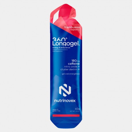 NUTRINOVEX LONGOGEL FRAMBUESA GEL X 60G