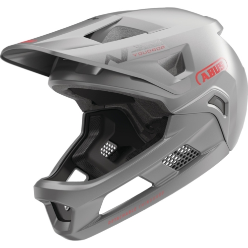 ABUS CASCO YOUDROP FF JUNIOR TI PLATA