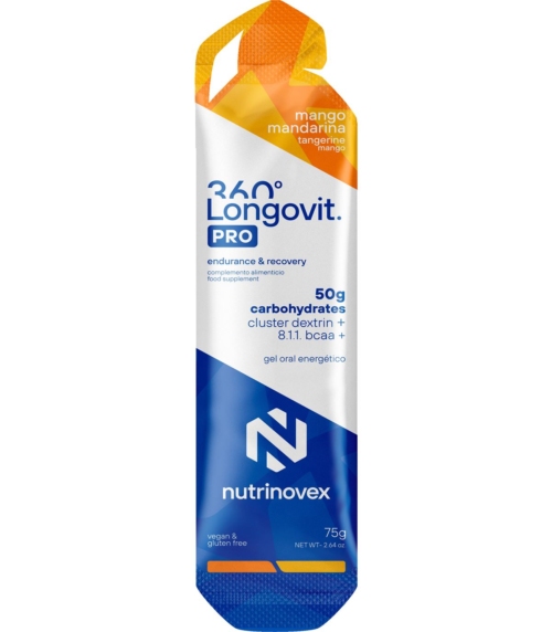 NUTRINOVEX GEL LONGOVIT 360 PRO 75G MANGO/MANDARINA