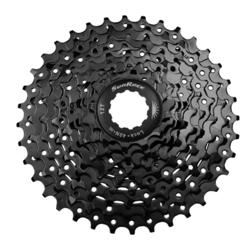 CASSETTE SUNRACE 9V 11-36 NEGRO SHI/HG